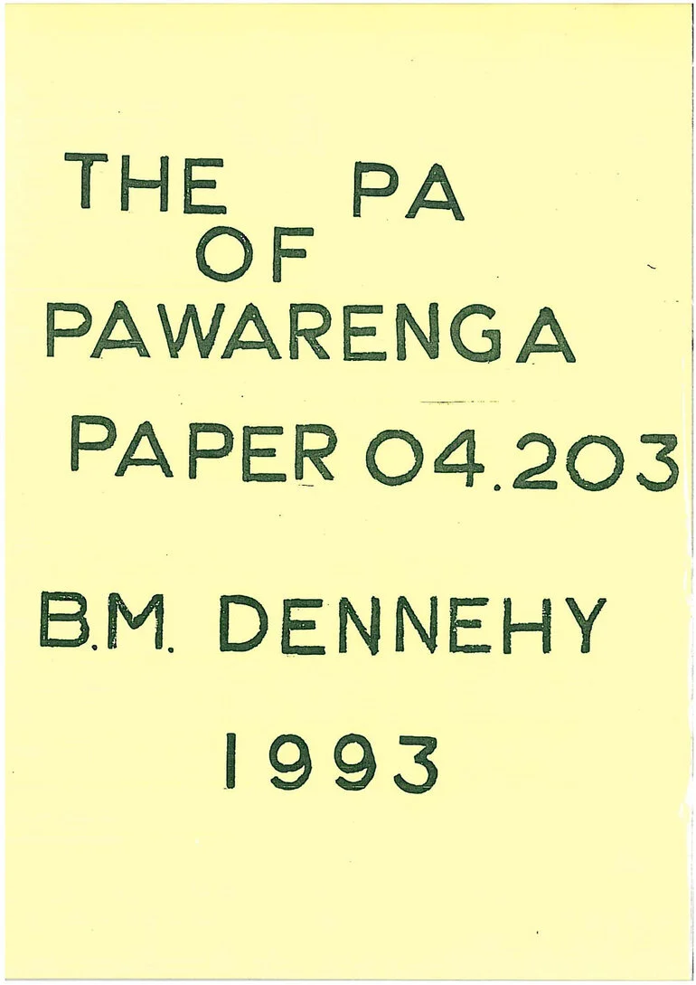 Image: The Pa of Pawarenga Paper 04.203