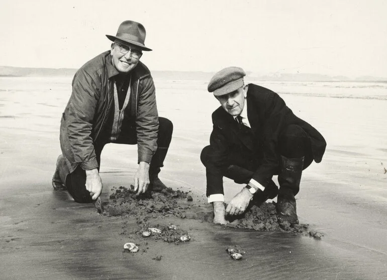 Image: Jim Taaffe & Jack Scott, Minister of Marine