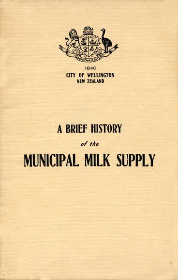 Image: A Brief History of the Municipal Milk Supply