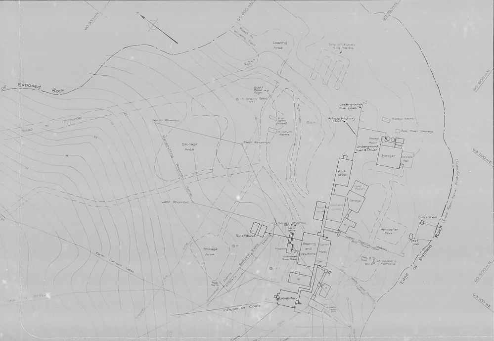 Scott Base Site Plan and Aerial Map (PART 2/4)