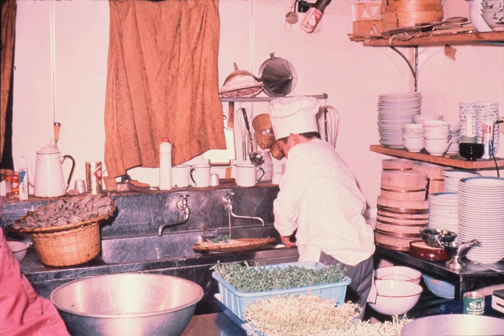 Chef at Work in Kitchen at Mizhuo Station