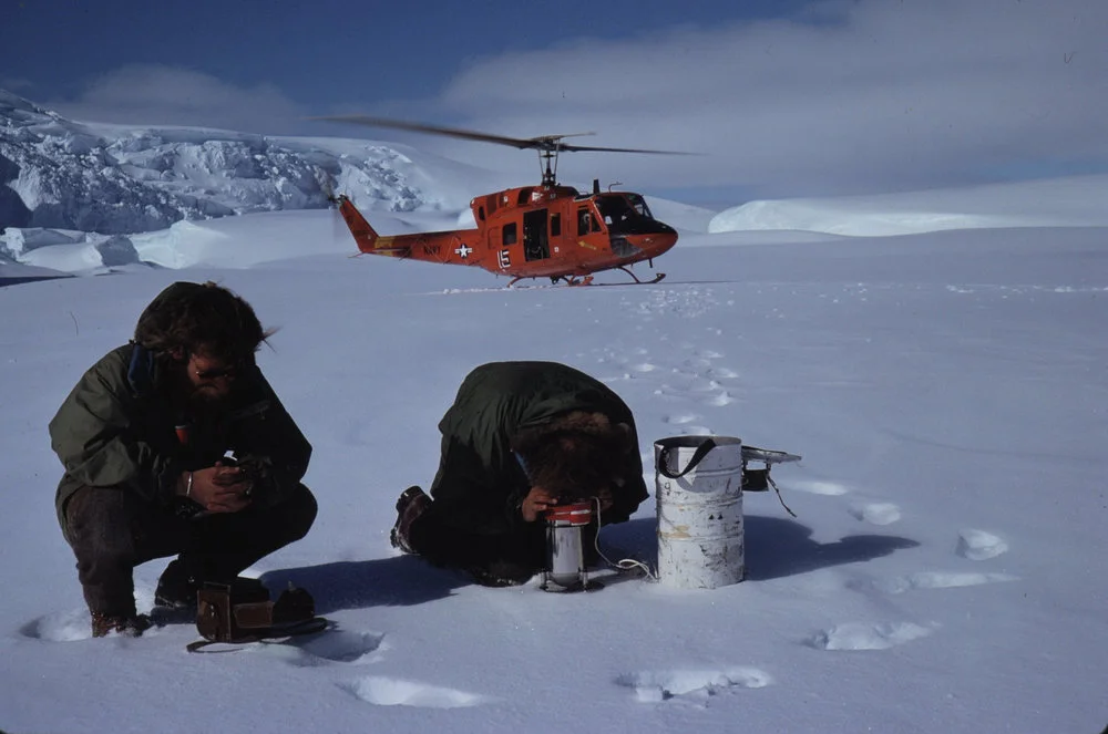 Taking Gravity Readings near Vee Cliffs Record DigitalNZ