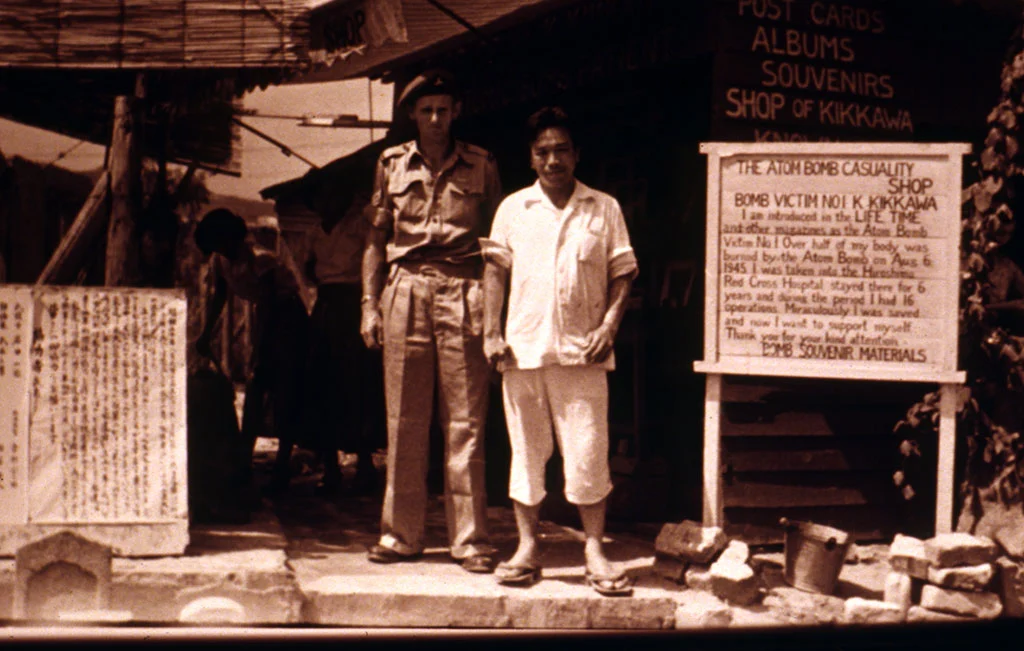 Under the bomb, Hiroshima, 1952