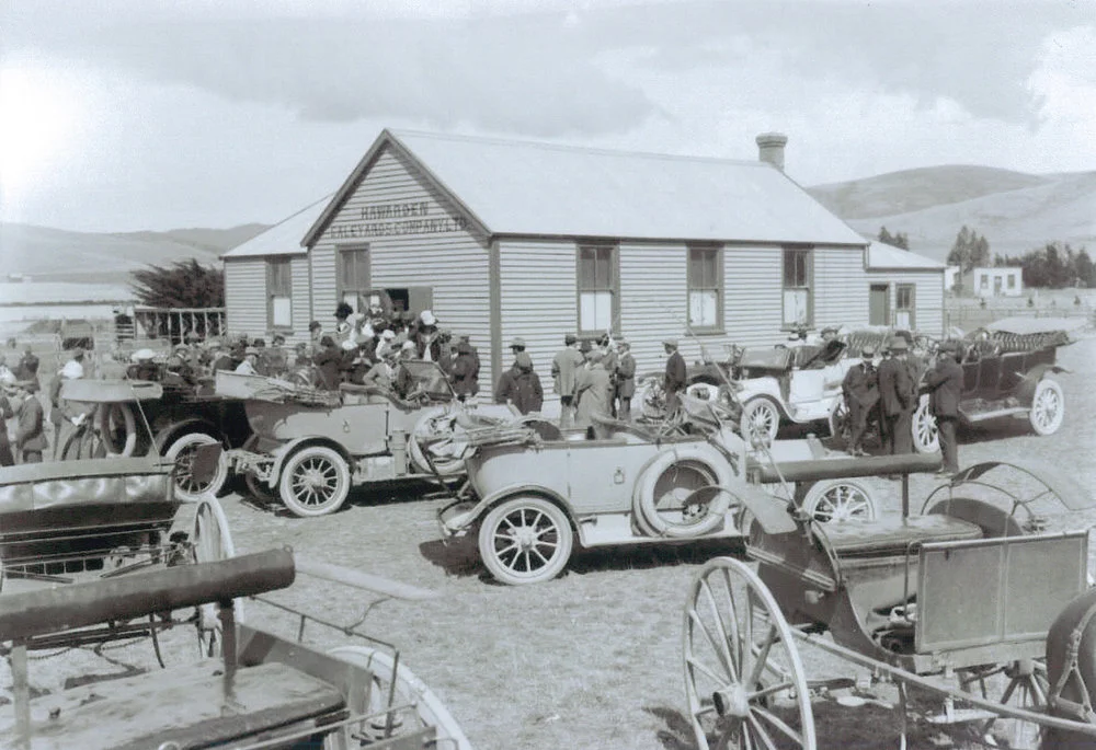 Hawarden Saleyards Company, Limited. Circa 1915 Record DigitalNZ