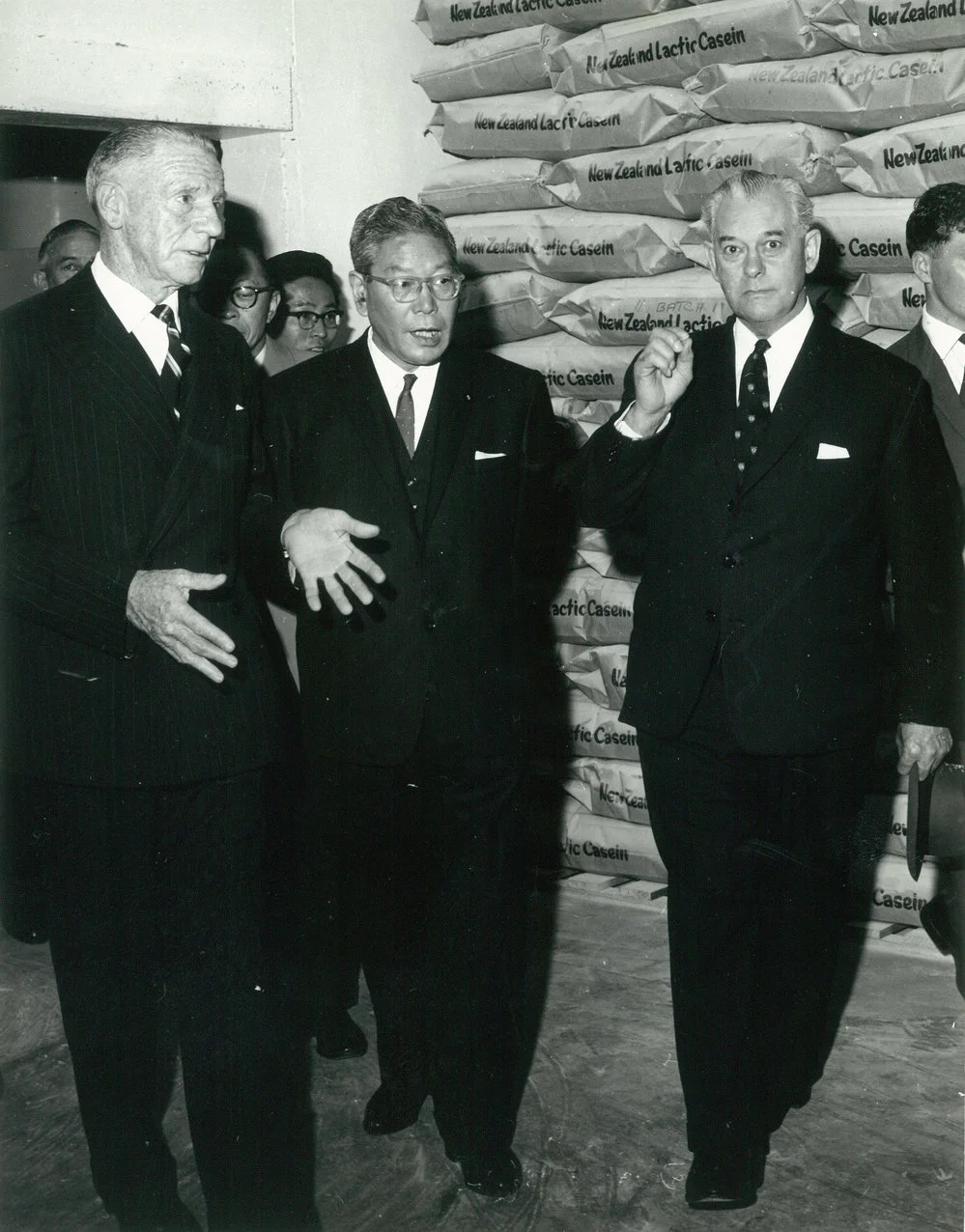 New Zealand Dairy Board. Prime Minister of Japan visit. 1963