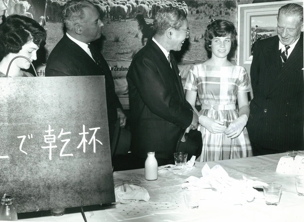 New Zealand Dairy Board. Prime Minister of Japan visit, 1963