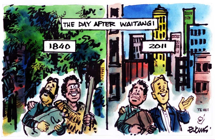 The day after Waitangi, 1840 - 2011. 6 February 2011