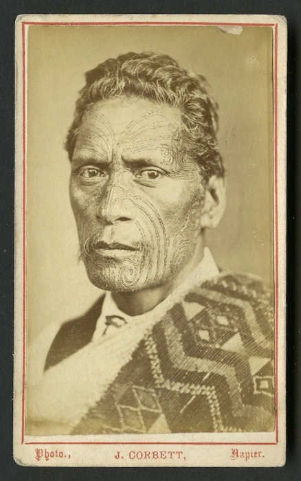 Corbett, J fl 1873-1883 : Portrait of Kaitaka Vat