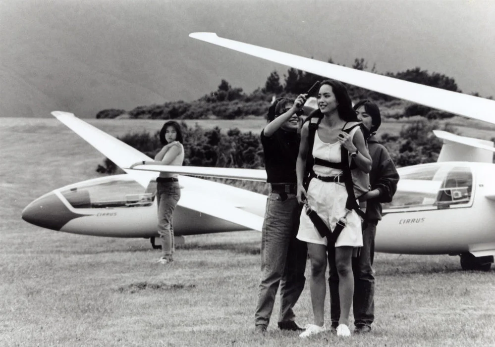 Filming a Coca-Cola commercial for Japanese television