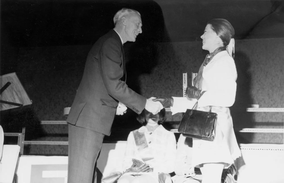 Eastern District Pastoral Queen being congratulated.
