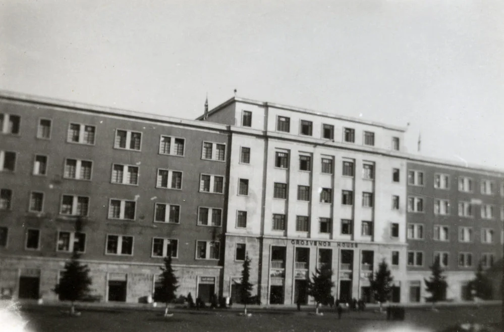 Military Service, World War II; Grosvenor House; not the London one?; renamed Japanese building?