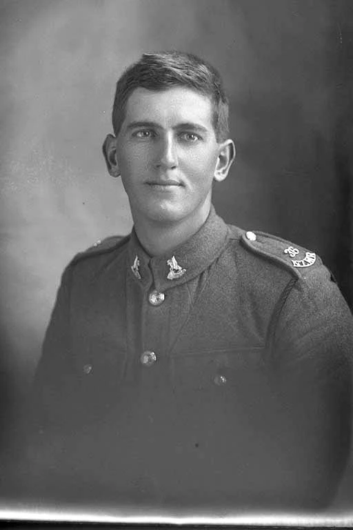 1/4 portrait of Trooper Carter, Reg No 58464, of the New Zealand