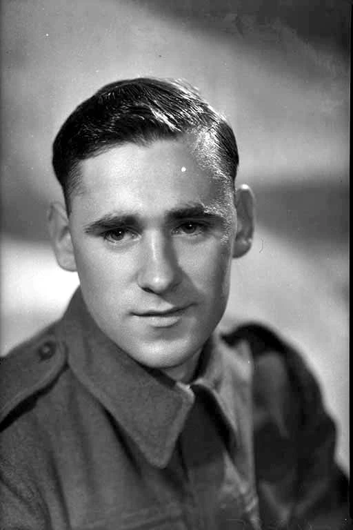 Head and shoulders portrait of Mr A G B Williams in NZ Army military