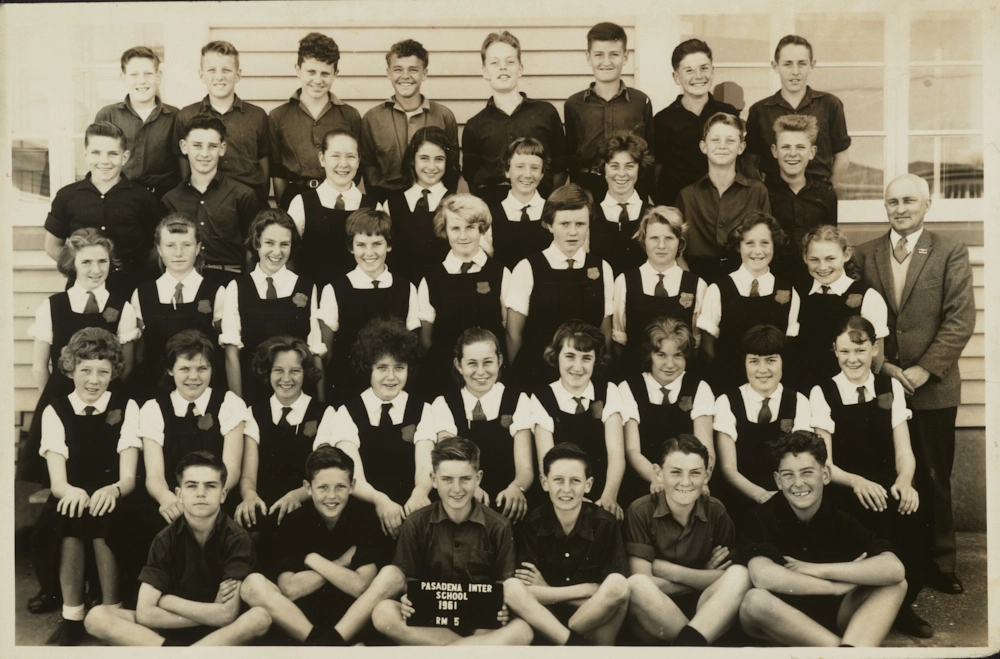 Pasadena Intermediate School, Class 2B Read, 1961