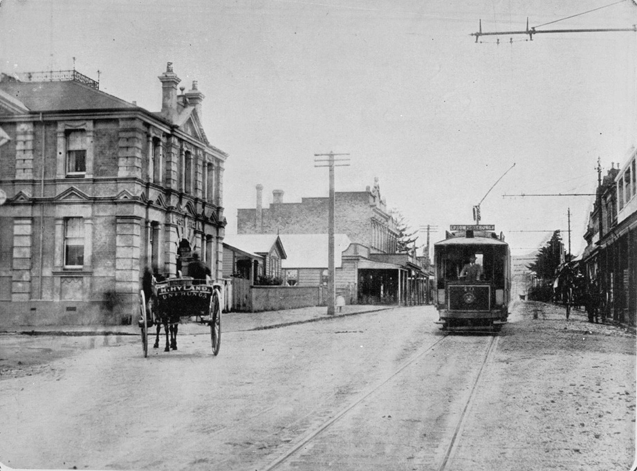 Queen Street, Onehunga, c1910 Record DigitalNZ