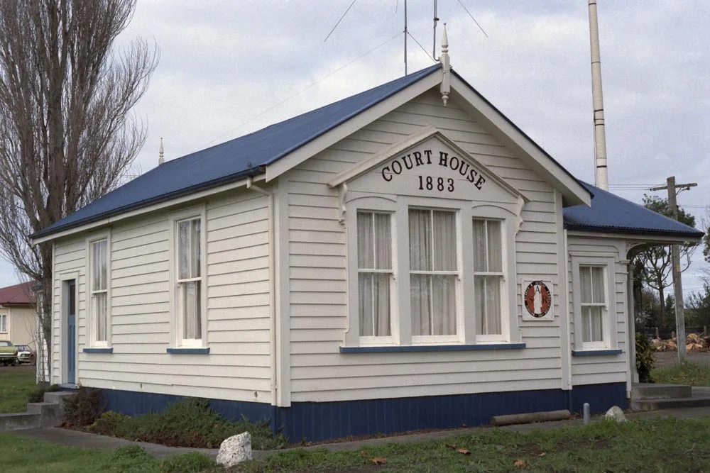 Former Courthouse, Domain Street, Waiuku Record DigitalNZ