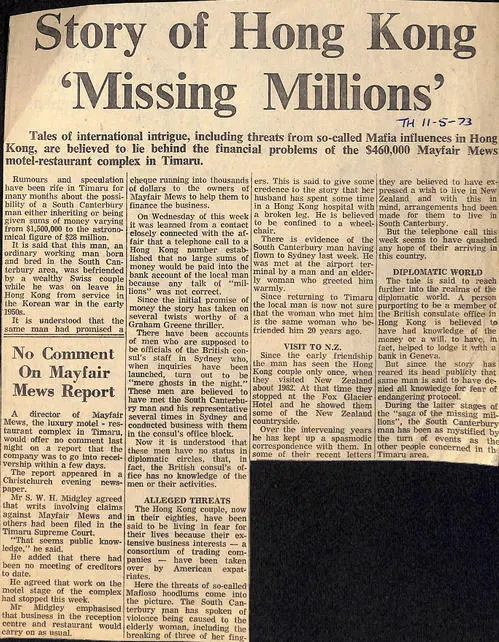 Story of Hong Kong 'Missing Millions'