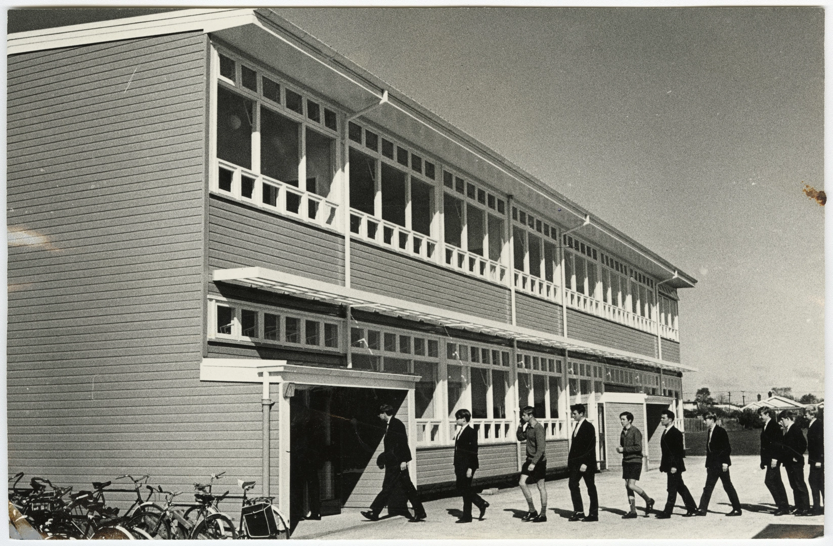 Students at Shirley Boys' High School