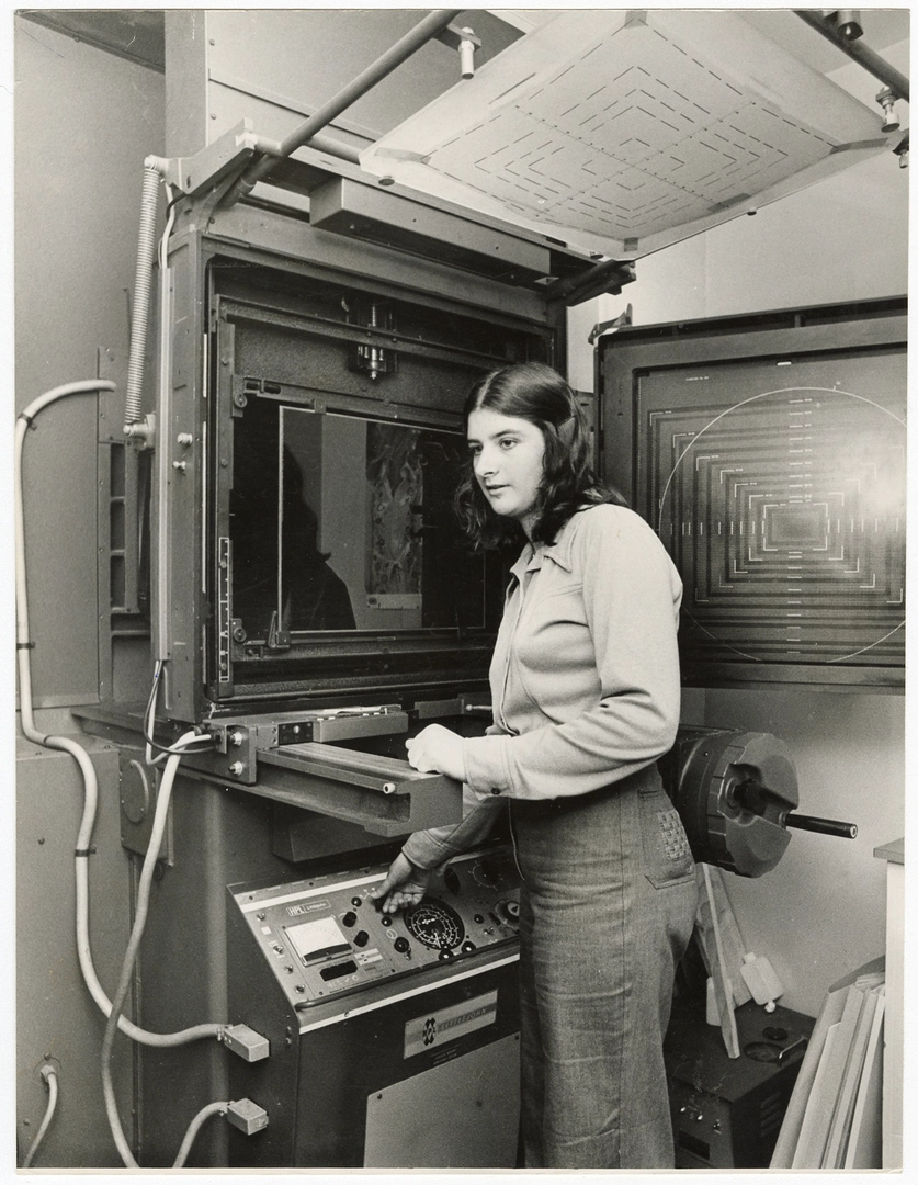 Elizabeth O'Callaghan, photo engraving apprentice Record DigitalNZ