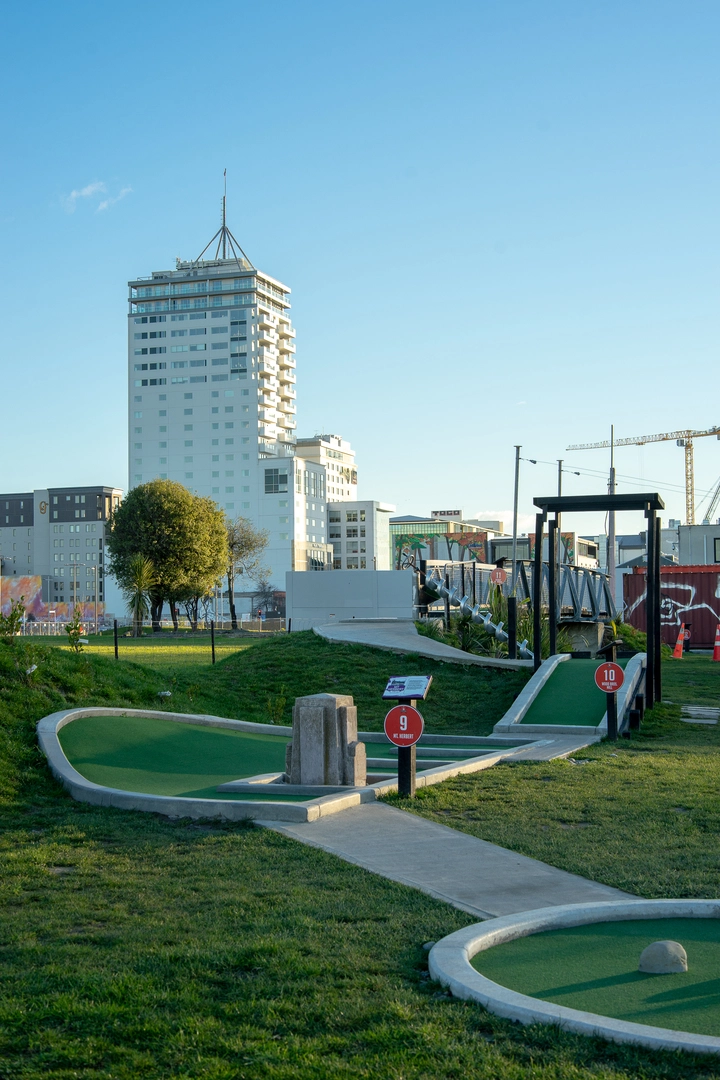 City Putt and Cruise mini golf course