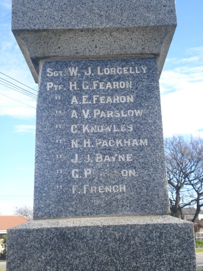 Burwood war memorial