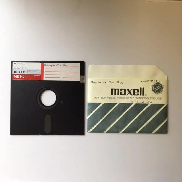 Floppy Disk Game for Commodore 64: "Monty on the Run"