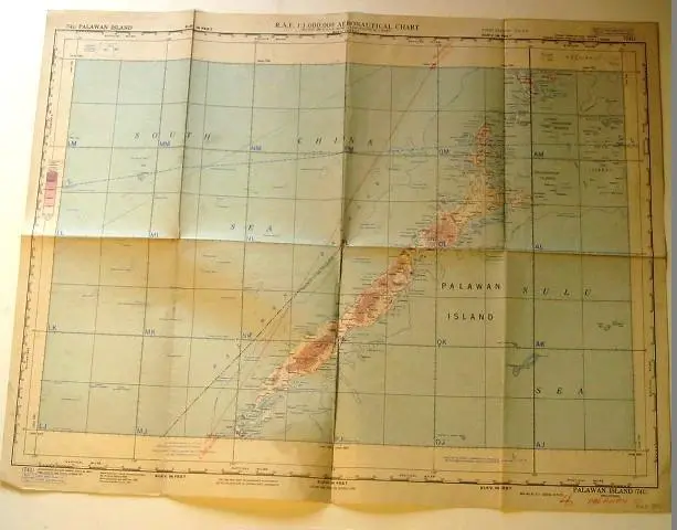 Map - Palawan Island, Philippines