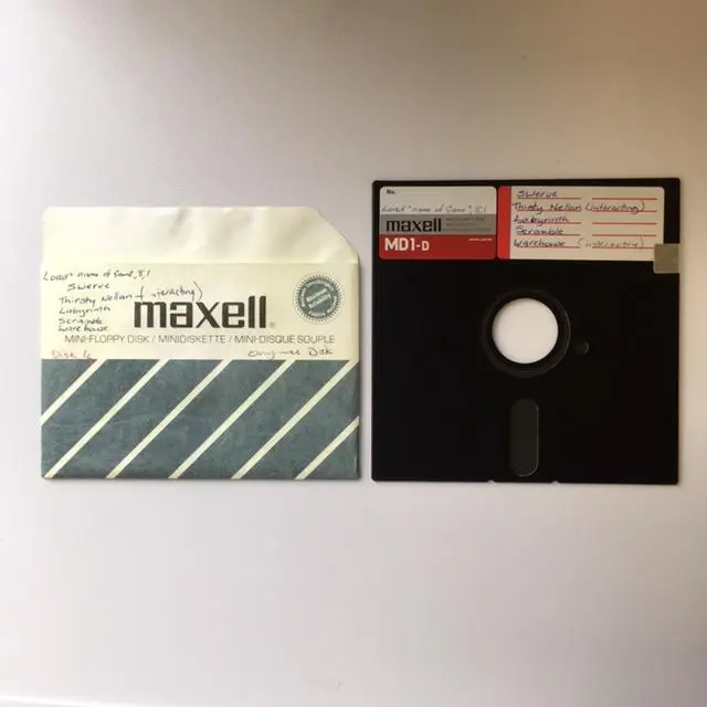 Floppy Disk Compilation of Games for Commodore 64