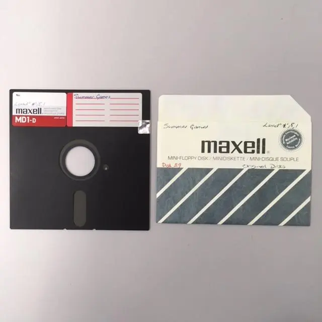 Floppy Disk Game for Commodore 64: "Summer Games"