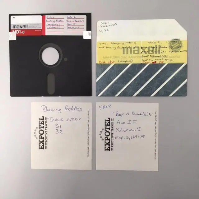 Floppy Disk Compilation of Games for Commodore 64