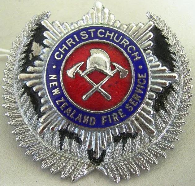 Badge Christchurch New Zealand Fire Service