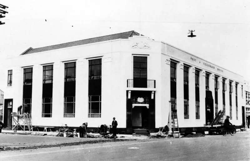 Post & Telegraph Office, Hastings Record DigitalNZ