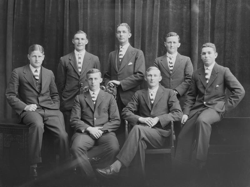 Portrait. Mr Flowers House Prefects. Christ's College. Christchurch, Canterbury, New Zealand