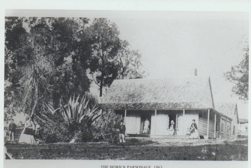 The Lush family outside the vicarage c1863 | Record | DigitalNZ