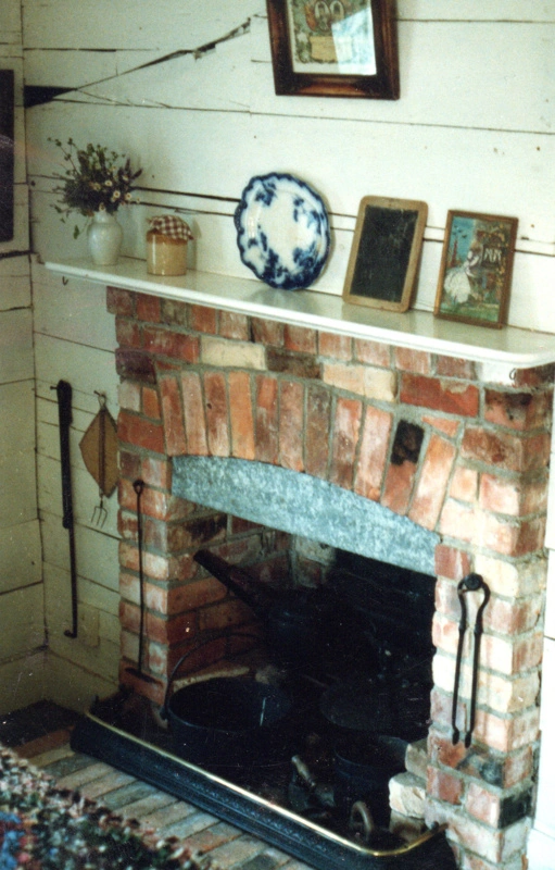 Fireplace in Johnson's Cottage Record DigitalNZ