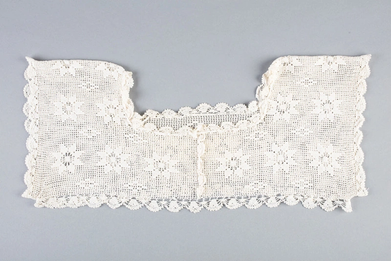 Crochet yoke; Unknown; Unknown; 1991_652