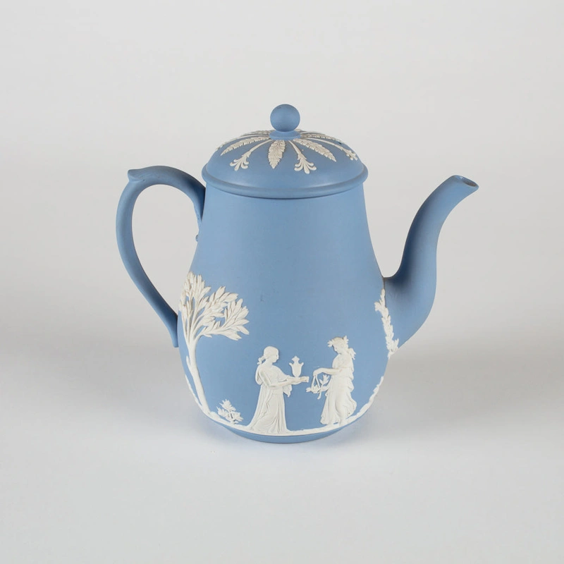 Coffee Pot, Jasperware