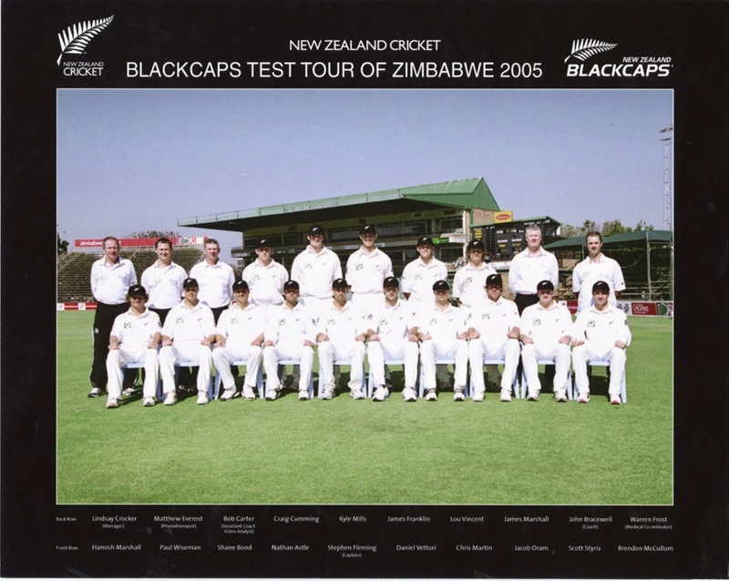 Photo: New Zealand Cricket - Black Caps Test Tour of Zimbabwe, 2005