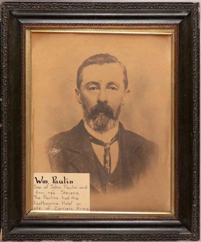 Framed photograph, William Paulin