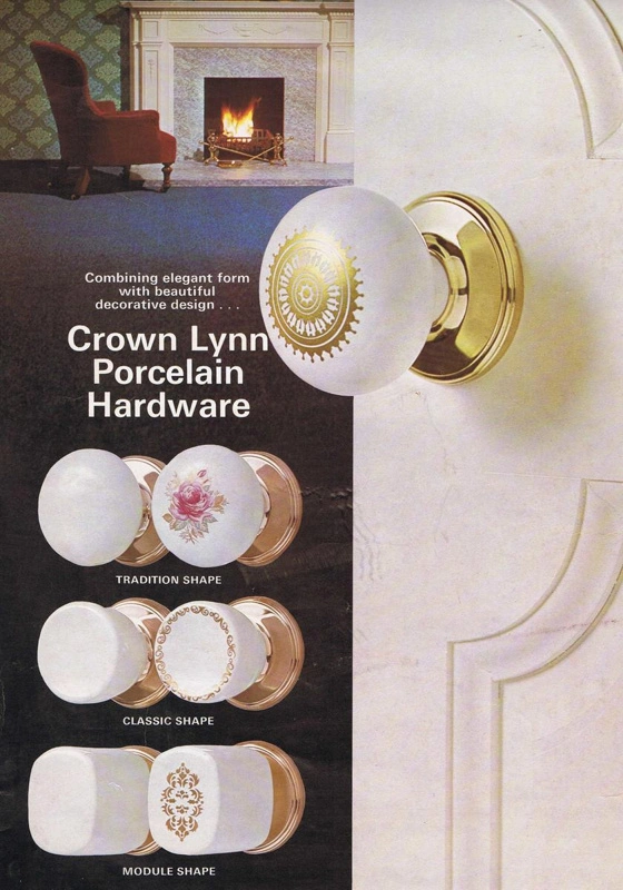 Brochure - Crown Lynn porcelain hardware
