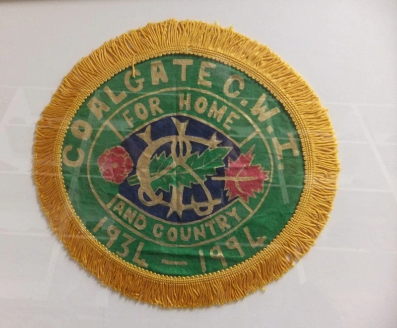 Banner, Coalgate Country Women's Institute 60 Year Anniversary