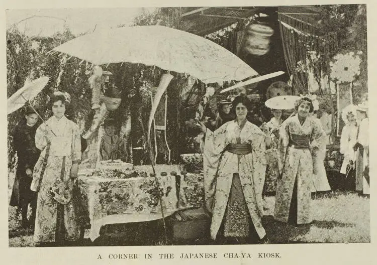 A corner in the Japanese Cha-Ya kiosk