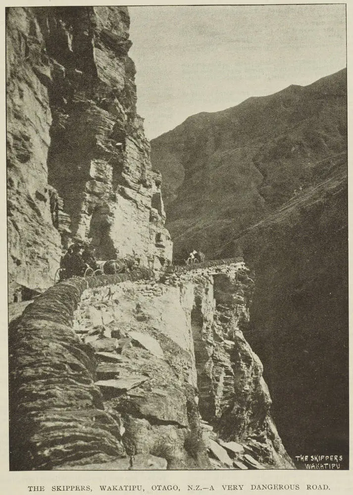 The Skippers, Wakatipu, Otago, N.Z. - A very dangerous road