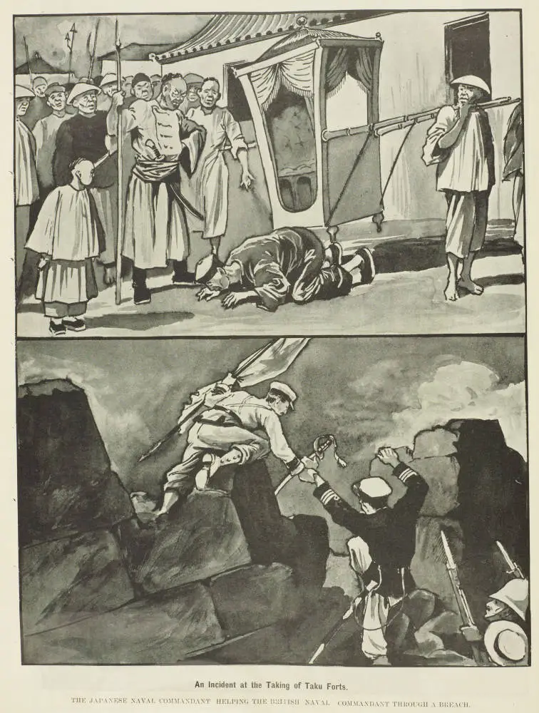 An incident at the taking of Taku Forts