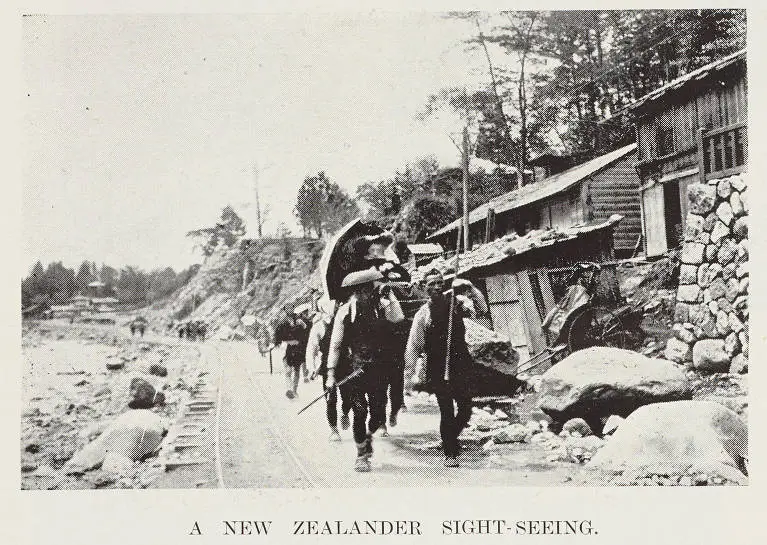 A New Zealander sight-seeing in Japan