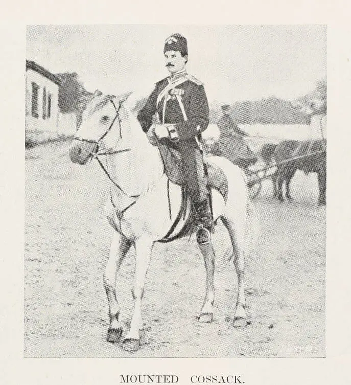 Mounted cossack