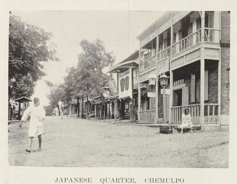 Japanese quarter, Chemulpo in South Korea