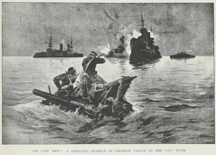 The last shot: a thrilling example of Japanese valour on the Yalu River