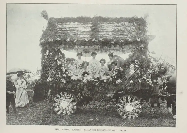 The Epsom ladies' Japanese design - second prize