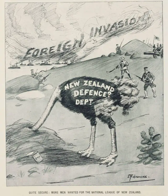 Quite secure: more men wanted for the National League of New Zealand